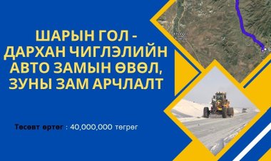 Шарын гол суманд 2026 онд орон нутгийн хөгжлийн сангийн төсөл хөтөлбөрөөр дараах ажлууд хэрэгжинэ.